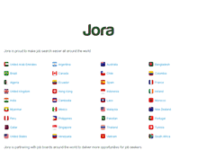 Tablet Screenshot of jora.com